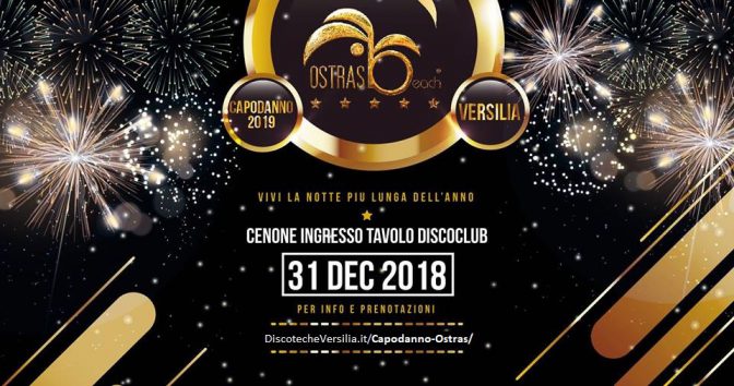 capodanno versilia ostras beach