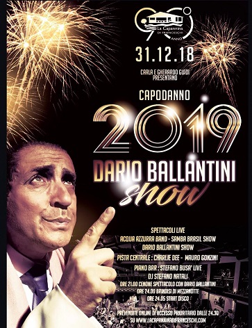 capodanno capannina forte dei marmi dario ballantini