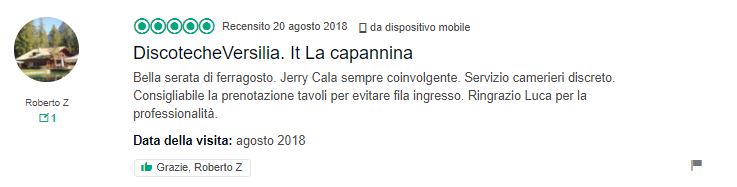 recensioni la capannina